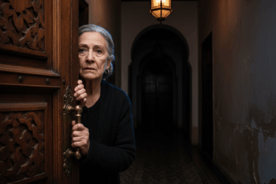 Cada noche, mi suegra golpeaba la puerta de nuestro dormitorio a las 3 de la mañana, así que instalé una cámara oculta para descubrir qué hacía. Cuando la vimos, los dos quedamos helados…