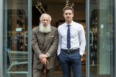 A los noventa años, me disfracé de anciano miserable y entré en mi propio supermercado — lo que ocurrió cambió mi legado para siempre