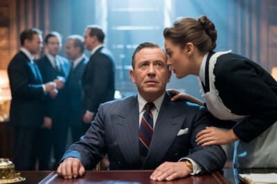 La limpiadora oyó a los empresarios hablar alemán… y advirtió al magnate