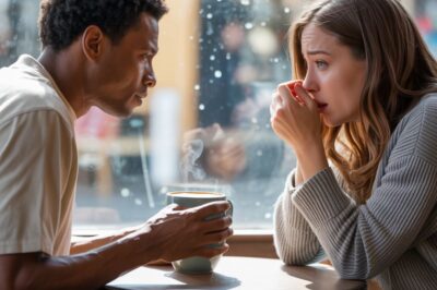 «Señor, ¿aceptaría fingir ser mi esposo… solo por un día?» murmuró la mujer blanca al hombre negro, llevando un final inesperado.