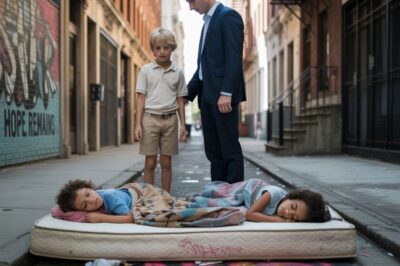 Padre, esos dos niños durmiendo en la basura se parecen a mí”, dijo Pedro, señalando a los pequeños que dormían abrazados sobre un colchón viejo en la acera.