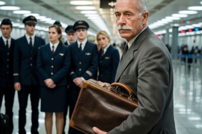 Un anciano vestido con sencillez fue rechazado cuando pidió su comida en el avión, pero al aterrizar despidió a toda la tripulación.