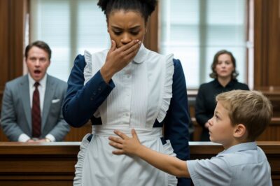 La sirvienta acusada por un millonario fue un juicio sin abogado, hasta que su hijo reveló la verdad.