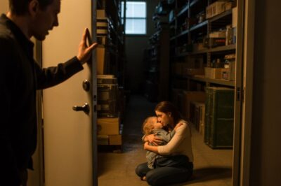 Llevé a mi esposa a dormir en el almacén porque tuvo el valor de discutir con mi madre. A la mañana siguiente, cuando abrí la puerta y vi la escena… me quedé sin palabras.