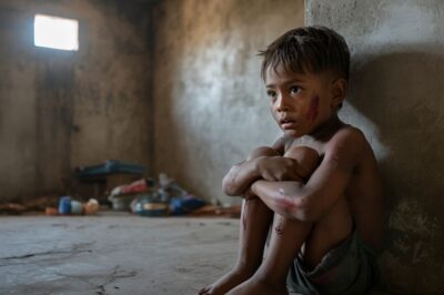 Un niño fue golpeado sin piedad por su madrastra cruel… pero esa noche pagó el precio de su maldad…