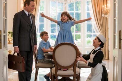 Un millionario regresa antes de lo previsto — Lo que vio que hacía su empleada doméstica con sus hijos lo hizo estallar en lágrimas…