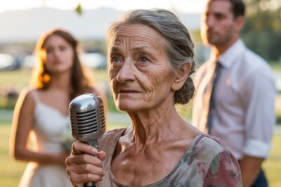 En la boda, el hijo insultó a su madre, luego ella tomó el micrófono…