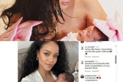 La princesa en brazos de la reina: ¡Rihanna derrite corazones al presentar a su bebé con estas tiernas fotos!