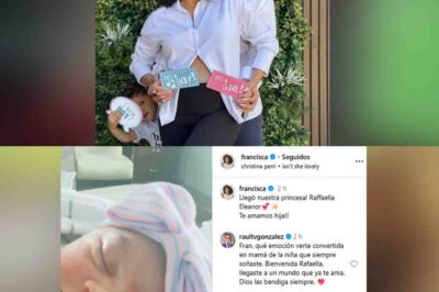 ¡Confirmado! Nació Raffaella Eleanor, la hija de Francisca Lachapel, y ambas están en perfecto estado