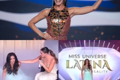 Laura Pérez participante de Miss Universe Latina sufre una caída de varios metros de altura en plena competencia