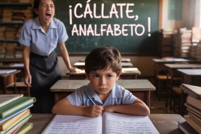 “¡CÁLLATE, ANALFABETO!” — Gritó La Profesora…A Hasta Que El Niño Judío Escribió En 7 Idiomas