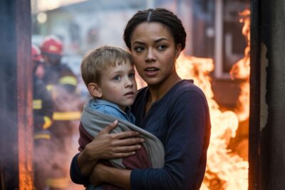 Nadie se atrevió a salvar al hijo del multimillonario hasta que una pobre chica negra, con su hijo en brazos, se apresuró a entrar para rescatarlo y el final…