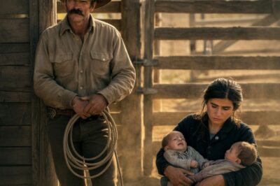 RANCHERO SOLITARIO OYÓ RUIDOS EN EL GRANERO. AL LLEGAR ENCONTRÓ A UNA JOVEN CON DOS RECIÉN NACIDOS Y