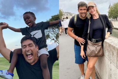Rafa Araneda disfruta de unas merecidas vacaciones con su esposa y su hijo Benjamin!