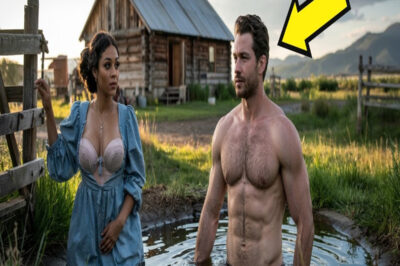 “Con 5 dólares, una viuda negra solitaria compra un rancho y se sorprende cuando encuentra a un vaquero gigante bañándose.”