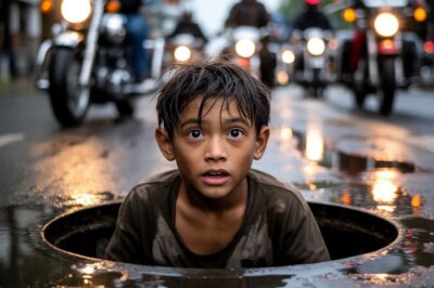 Cuando todos se habían dado por vencidos, los motociclistas encontraron al niño de una manera inesperada.