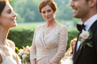 En la recepción de mi boda, mi suegra se acercó con una silla y se interpuso entre mi esposo y yo en la mesa principal.