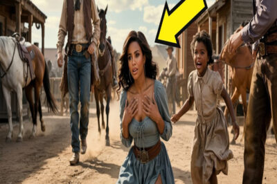 “Por favor, no se lleve a mi hija…” suplicó la Viuda Negra—entonces el ranchero gigante dio un paso al frente.