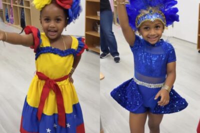 Amara La Negra viste a sus gemelas en homenaje a Venezuela y Brasil