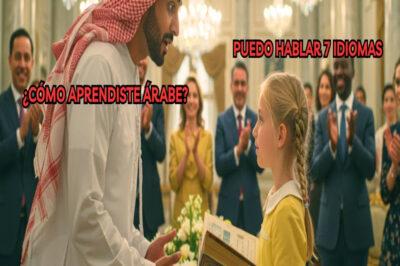 “¡NADIE AQUÍ ME ENTIENDE!”, GRITÓ EL MILLONARIO ÁRABE… PERO LA HIJA DEL CONSERJE LO SORPRENDIÓ