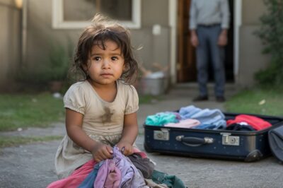 Padrastro Echó a la Niña Tras el Funeral de su Madre… De Pronto, un Millonario Entró y…