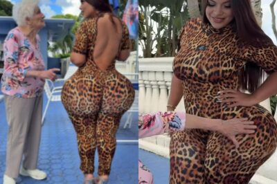 La reacción de esta abuelita al tocar los grandes atributos de Gracie Bon