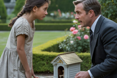 Pobre niña le rogó a un millonario dormir en una caseta para perro — Su respuesta sorprendió a todos…