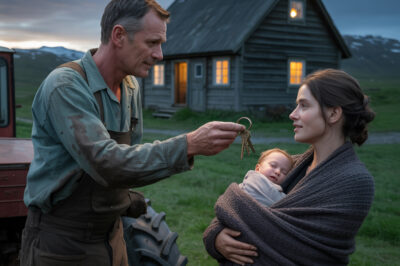 Corriendo de regreso desde los campos, el conductor del tractor había apretado sus propias llaves de casa en la palma de una mujer sin hogar con un bebé en brazos.
