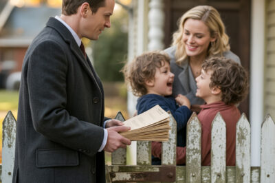 Un esposo dejó a su esposa por su jefa. Cinco años después, volvió por su herencia y vio a unos gemelos…