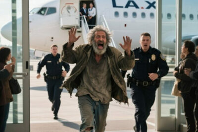 Hombre sin hogar irrumpe en un avión y grita: “NO DESPEGUEN, SE VA A ESTRELLAR” – Salvando a 300 personas