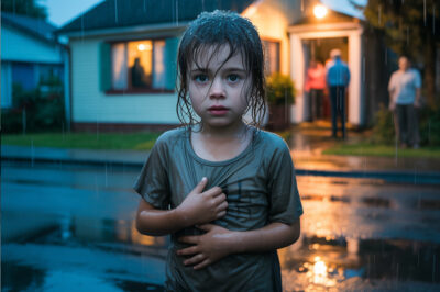 Cuando Sophie Miller, de trece años, fue expulsada de su casa por estar embarazada, el mundo le dio la espalda. Pero años después, volvería… y la verdad haría temblar los corazones de todos.  “¿Tienes algo que decir en tu defensa?”, rugió Louis Miller, su voz retumbando por la casa silenciosa. Sophie quedó paralizada, con las manos aferradas al dobladillo de su camiseta desgastada. “Yo… no quise…”, balbuceó, con los ojos llenos de lágrimas.  “¿No quisiste?”, soltó su madre, Isabelle. “¡Has deshonrado a esta familia! ¡Con trece años! No tienes vergüenza.”  Louis golpeó la mesa con la mano. “Fuera. Ahora mismo.”  El corazón de Sophie se hizo añicos. “¡Papá, mamá, por favor! ¡No tengo adónde ir!” “Ese es tu problema,” dijo Louis con frialdad. “Ya no eres nuestra hija.”  Afuera, los vecinos murmuraban mientras ella salía bajo la lluvia. El barro salpicaba sus piernas desnudas mientras vagaba sin rumbo. “¿Por qué todos me odian?”, susurró. No llegó ninguna respuesta.  Cuando buscó refugio en una casa abandonada, un hombre ladró: “¡Lárgate de aquí, niña! No quiero problemas.” La puerta se cerró de golpe en su cara.  Empapada y tiritando, se desplomó en un banco del parque. Sus manos acunaron su vientre: la vida pequeña y frágil en su interior era todo lo que le quedaba. Pero a medida que la noche avanzaba, el peligro se acercó: tres hombres salieron de las sombras, con sonrisas burlonas. “¿Qué haces aquí, niñita?”, se mofó uno.  Sophie corrió. Por callejones, charcos, oscuridad… hasta que las piernas no le respondieron. Se desplomó bajo un árbol, susurrando entre lágrimas: “¿Voy a morir aquí?”  Entonces una voz —suave, cálida, temblorosa de preocupación— rompió la tormenta. “Niña, ¿qué haces aquí afuera?”  Sophie parpadeó entre la bruma para ver a una anciana sosteniendo un paraguas. “Solo soy una vieja panadera,” dijo Margaret Collins, levantándola con cuidado. “No puedes quedarte bajo la lluvia, querida. Ven conmigo.”  Aquella noche, en la pequeña panadería de la esquina, Sophie sintió calor por primera vez en días. El olor a pan, el suave crepitar del horno… se sentía como seguridad. Aún no lo sabía, pero esa mujer cambiaría su vida.  Bajo el techo de Margaret, Sophie comenzó a sanar. Ayudaba en la panadería, limpiando mesas y amasando la masa. Pero los susurros del pueblo nunca cesaron. “Esa es la chica embarazada”, decían. “La vergüenza.”  Un día, Esteban Rivera, el dueño de la tienda de comestibles, le habló con desprecio a Margaret. “No deberías dejarla quedarse aquí. Arruinará tu reputación.”  Los ojos de Margaret centellearon. “Entonces no compres mi pan. Pero jamás la echaré.”  Aun así, los rumores se propagaron. Los clientes dejaron de venir. Y gente cruel comenzó a acosar abiertamente a Sophie. Carlos, un alborotador local, la acorraló afuera. “¿Crees que perteneces aquí?”, escupió, empujándola al suelo.  Margaret lo ahuyentó con una escoba, gritando: “¡Lárgate antes de que llame a la policía!” Pero por dentro, le temblaban las manos. Era mayor, estaba cansada… y tenía miedo.  Sophie también lo notó. “Ba”, dijo con suavidad, usando el apodo cariñoso que le había dado a Margaret. “No puedo seguir haciéndote daño. Todos se están volviendo en tu contra por mi culpa.” “No digas tonterías,” replicó Margaret con firmeza. “Ahora eres mi familia.”  Pero el corazón de Sophie estaba roto. Empezó a buscar trabajo para aliviar sus cargas. Todas las puertas se cerraron en su cara. “No contratamos a chicas como tú,” siseó una mujer.  Luego, una tarde, se reunió una multitud en el mercado. “¡Me robó la cartera!”, gritó una anciana, señalando a Sophie. “¡No lo hice!”, lloró Sophie, sujetando su bolso.  “¡Regístrenla!”, gritó alguien.  Le vaciaron el bolso… no había nada. La acusadora tartamudeó, avergonzada, pero la multitud siguió murmurando: “Seguro es culpable.” Las lágrimas corrieron por las mejillas de Sophie mientras huía por las calles, humillada.  Cuando volvió a la panadería, se desplomó en los brazos de Margaret. “No hice nada malo,” sollozó. “¡Pero todos me odian!” Margaret le acarició el pelo. “Que hablen, hija mía. Eres más fuerte que sus palabras.”  Pero ni siquiera Margaret podía protegerla para siempre. Dos días después, Carlos y su pandilla irrumpieron en la panadería mientras Margaret no estaba. Rompieron bandejas, patearon la harina y gritaron: “¡Esto es lo que pasa cuando mantienes basura como ella aquí!”  Cuando Margaret regresó, encontró a Sophie llorando entre las ruinas. “Ba, no puedo quedarme más,” susurró Sophie. “Solo te traigo dolor.” “No vas a ninguna parte,” dijo Margaret con fiereza. “Saldremos adelante juntas.”  Esa noche, sin embargo, mientras la anciana dormía, Sophie empacó en silencio sus cosas y dejó una nota:  Gracias por todo. Buscaré otro lugar para que puedas vivir en paz. Te quiero, Ba.  Cerró la puerta con suavidad y salió al frío amanecer… sola otra vez.  Sophie alquiló un cuartito en una pensión destartalada. La casera, Dolores, la miró con suspicacia. “Habitación tres. No causes problemas.”  En pocos días, acusaron a Sophie de robo otra vez. “¡Me robaste!”, gritó Dolores. “Tienes 24 horas para pagar o te vas.” Sophie lloró: “¡Yo no tomé nada!” Nadie le creyó.  Esa noche, le saquearon la habitación. Sus pocas monedas desaparecieron. Se sentó en el suelo, abrazándose el vientre. “Lo siento, mi bebé,” susurró. “No puedo protegerte.”  A la mañana siguiente, dejó la pensión sin nada. El hambre y el cansancio la llevaron al límite… hasta que una voz familiar cortó el viento. “¡Sophie!”  Allí estaba Margaret, jadeando, con el paraguas temblándole en las manos. “Niña tonta,” sollozó, abrazándola. “Eres mi familia. Nunca volverás a enfrentar este mundo sola.”  Pasaron los años. Con la ayuda de Margaret, Sophie reconstruyó su vida. Juntas abrieron una pequeña cafetería en las afueras de Miami llamada “Anna’s”, en honor a la hija de Sophie.  Trece años después de la noche en que la echaron, Sophie se había convertido en una mujer segura y una madre amorosa. La cafetería prosperaba, llena de risas y calidez.  Una mañana, mientras limpiaba el mostrador, la puerta se abrió… y el tiempo pareció detenerse. En el umbral, una anciana con el cabello cano y los ojos llenos de lágrimas.  “Sophie,” susurró, con la voz temblorosa. “Soy yo. Tu madre.”  El corazón de Sophie se encogió. “¿A qué vienes?”, exigió. “Después de trece años, ¿crees que puedes entrar en mi vida así como así?”  “Vine a pedir perdón,” dijo Isabelle, llorando. “Estaba equivocada. Tu padre… se ha ido. Murió arrepentido de lo que hizo.”  La voz de Sophie tembló. “¿Ahora quieres perdón porque estás sola?”  Antes de que pudiera decir más, Margaret entró en silencio y posó una mano suave en el hombro de Sophie. “El perdón, querida, no es para los demás; es para ti.”  Sophie miró a su madre y luego a su hija, Anna, quien susurró con dulzura: “Mamá… quizá de verdad quiere arreglar las cosas.”  Algo dentro de Sophie se abrió: años de dolor, rechazo e ira derritiéndose poco a poco. Tomó aire profundamente. “No puedo olvidar, mamá,” dijo, con lágrimas corriendo por sus mejillas. “Pero… intentaré perdonar.”  Isabelle se derrumbó en sus brazos, sollozando.  Desde ese día, la cafetería se convirtió en un símbolo de sanación. Isabelle ayudaba a hornear pan, Margaret contaba historias y Anna creció rodeada de amor.  En la gran reapertura de Anna’s Café, Sophie se plantó ante su familia y dijo: “La vida me dio dolor, pero también me dio la oportunidad de perdonar. Y eso fue lo que me salvó.”  Bajo el brillo suave de las luces del café, tres generaciones se tomaron de las manos: prueba de que el amor, por más roto que esté, siempre puede volver a empezar.