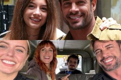 William Levy y su hija Kailey disfrutan cada momento juntos en el set de grabación