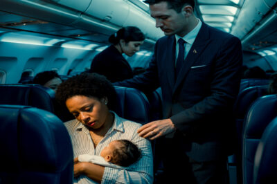 Una azafata racista abofeteó a una madre negra con un bebé mientras nadie intervenía — luego un CEO vio lo ocurrido e hizo algo que dejó a todos avergonzados…
