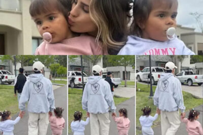 Tras el alta, Thiago Medina reaparece: emotivo paseo con sus hijas conmueve