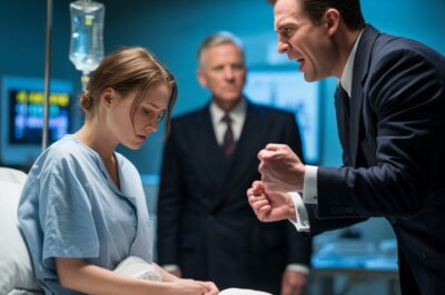 En el hospital después del parto, mi esposo millonario me golpeó… y mi padre CEO detuvo su empresa…