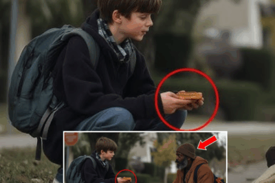 Niño comparte su sándwich con un hombre negro sin hogar, al día siguiente la policía toca su puerta