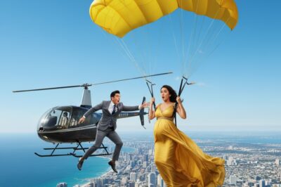 El hombre se marchó sonriendo después de empujar a su esposa millonaria desde el avión para quedarse con la herencia — pero días después, un video grabado desde el cielo sacudió por completo su mundo…