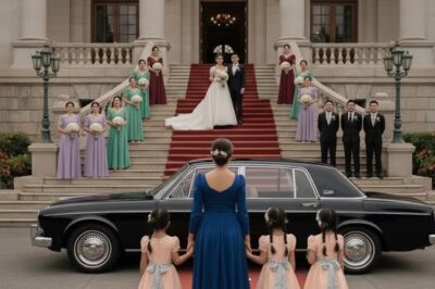 La invitó a su boda para humillarla… pero ella llegó en una limusina con sus trillizas.