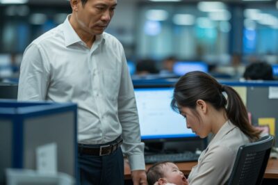 JEFE SORPRENDE A EMPLEADA POBRE AMAMANTANDO A SU BEBÉ… Y TOMA UNA DECISIÓN INESPERADA