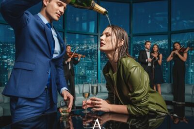 El millonario arrogante derramó vino sobre la cabeza de una trabajadora de limpieza… solo 10 minutos después, pagó el precio más alto.