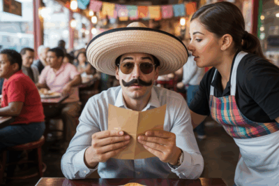 “El Millonario Disfrazado: Una Nota que Cambió Todo en un Taco”