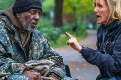 Mujer racista llama a la policía contra veterano estadounidense sin hogar, pero los oficiales hacen algo increíble