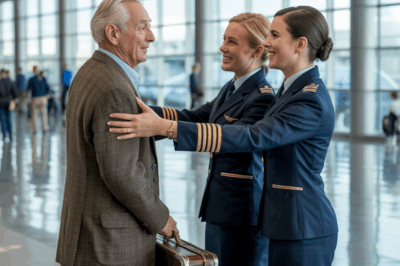 El sacrificio de un padre viudo recompensado por sus hijas pilotos veinte años después