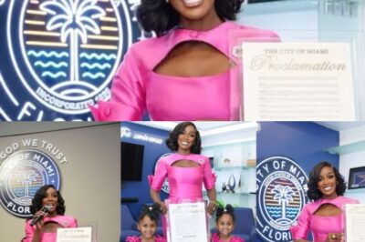 Amara y sus gemelas reciben un importante reconocimiento de la ciudad de Miami