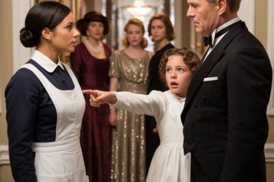 En un salón lleno de modelos, trajes de gala y diamantes, la hija del magnate debía elegir a una madre sustituta. Los invitados esperaban una decisión predecible. Pero Amelia, con voz inocente y firme, eligió a alguien que nadie esperaba: la humilde criada que siempre había estado a su lado.