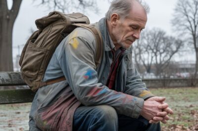 Expulsado por su Hijo, Reconocido en el Parque.