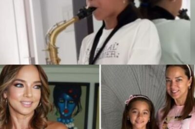 El talento de Alaïa, la hija de Adamari López tocando el saxofón