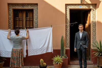 Cada vez que el esposo regresaba de un viaje de negocios, veía a su esposa lavando diligentemente las sábanas. Un día, instaló en secreto una cámara en el dormitorio y, avergonzado, descubrió una verdad desgarradora.