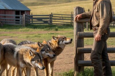 Lobos Heridos Le Ruegan A Un Vaquero Que Los Deje Entrar En El Rancho. Él Queda Sorprendido Por Lo..