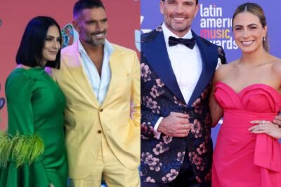 El gesto de Julián Gil con su esposa en la alfombra de los premios que dejó a todos enamorados